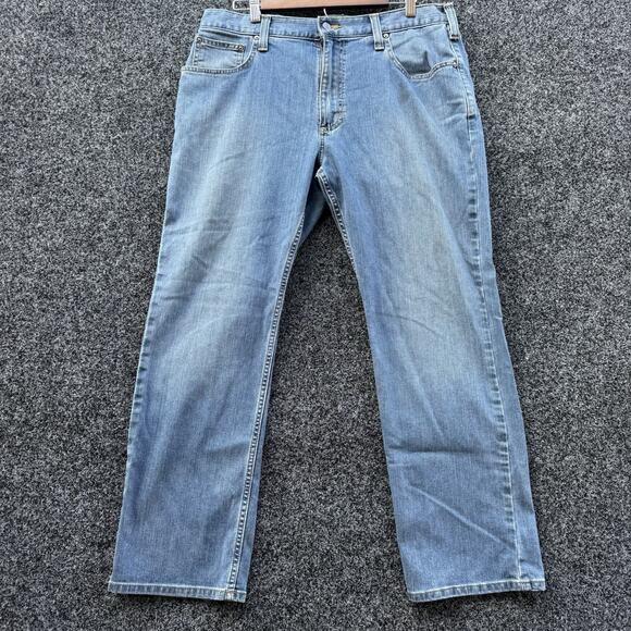 Vintage Carhartt Jeans Mens 36x30 Straight Relaxed Fit Blue - Picture 1 of 8